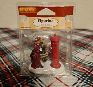 Lemax Letter To Santa Mini Figurine Holiday Village Accessory